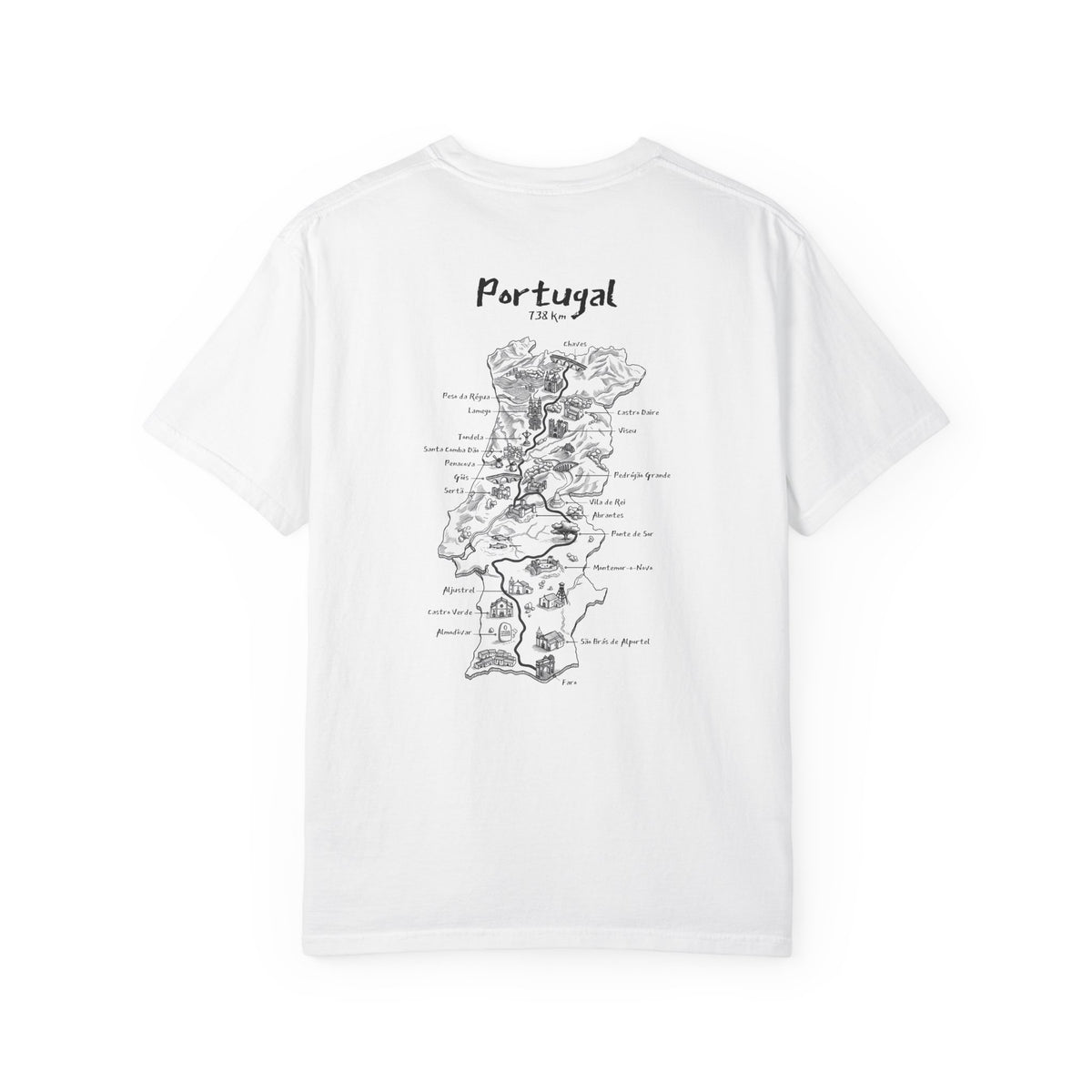 Portugal Map T-Shirt
